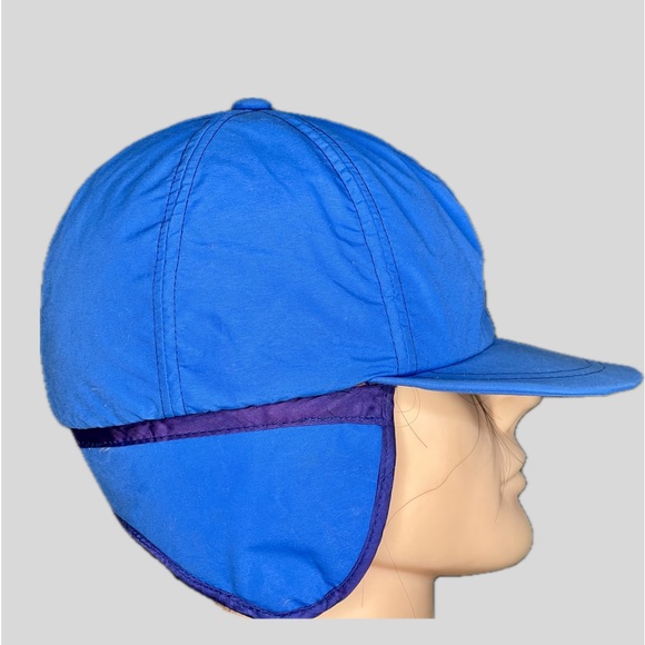 Vintage 1980’s Eddie Bauer Blue Thinsulate Gore-Tex Trapper Ear Flap Cap - Picture 5 of 11